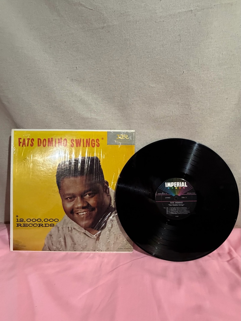 Imperial Vintage Vinyl Record -Fats Domino
